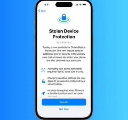 涪陵苹果授权维修店分享被盗设备保护功能开启方法 