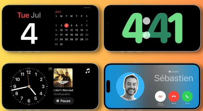 涪陵苹果手机维修分享iOS17横屏充电待机显示有什么好处 