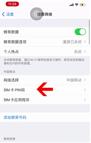 涪陵苹果14维修网分享如何给iPhone14的SIM卡设置密码 