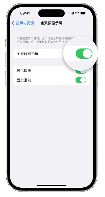 涪陵苹果14维修店分享如何自定义 iPhone 14 Pro 常亮显示屏 