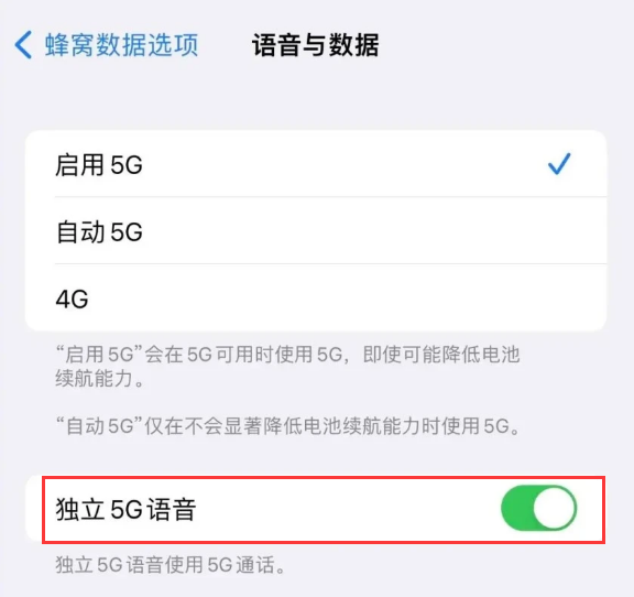 涪陵苹果14维修分享iPhone 14 Pro如何开启VoNR 
