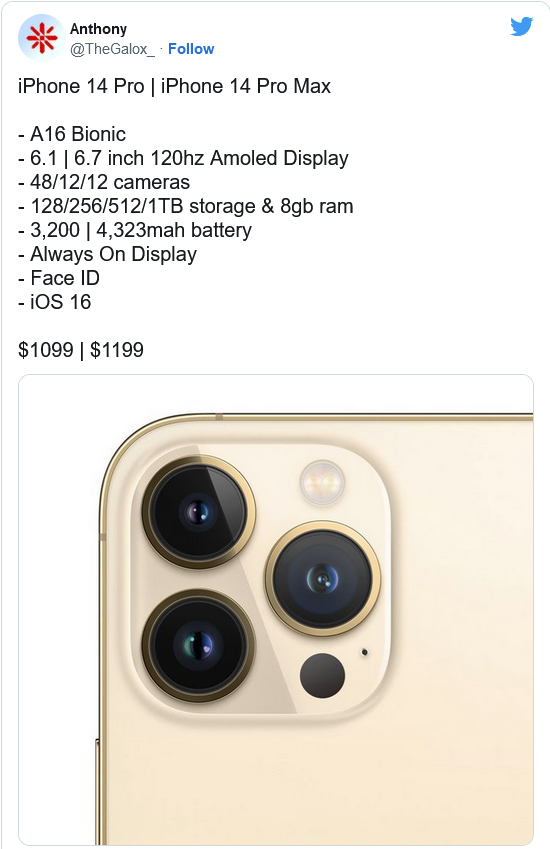 涪陵苹果14维修分享iPhone 14全系涨价 