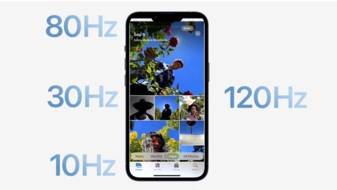 涪陵苹果14维修分享iPhone 14有高刷吗 